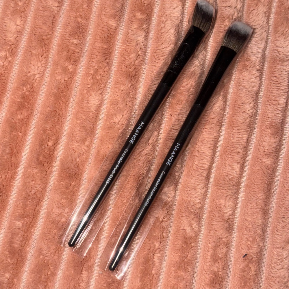 MAANGE Concealer Brush 51615 Black Professional Makeup Tool Set of 2